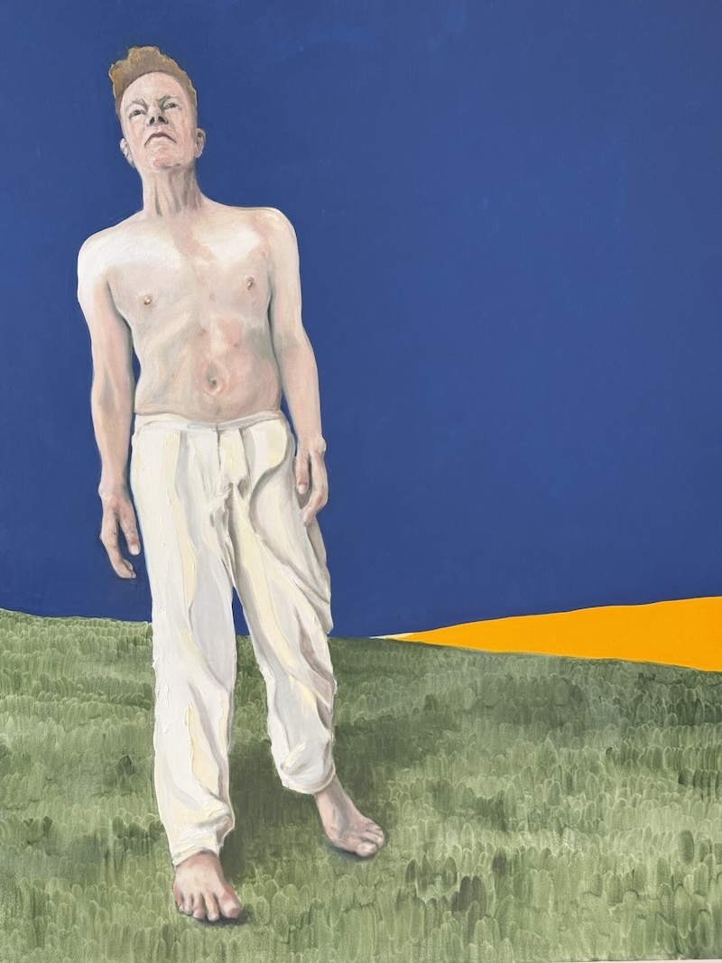 Defiance, oil on canvas by Alan Brash